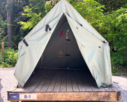 Platform Tent Camping