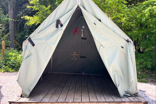 Platform Tent Camping