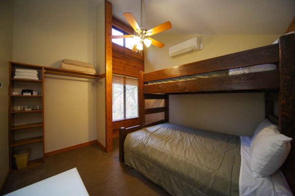 Bunk beds in Ash Cabin