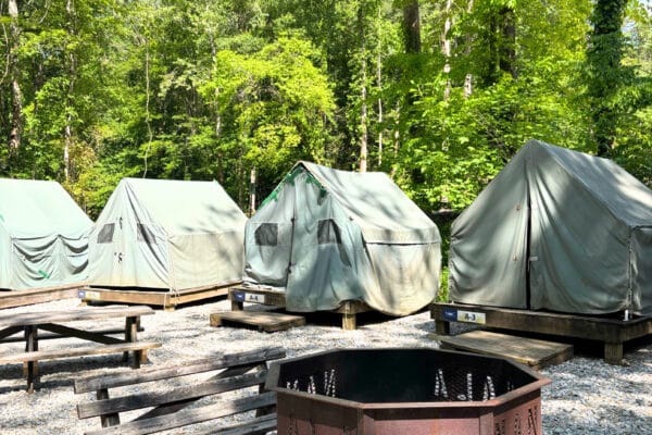 Platform Tent Camping