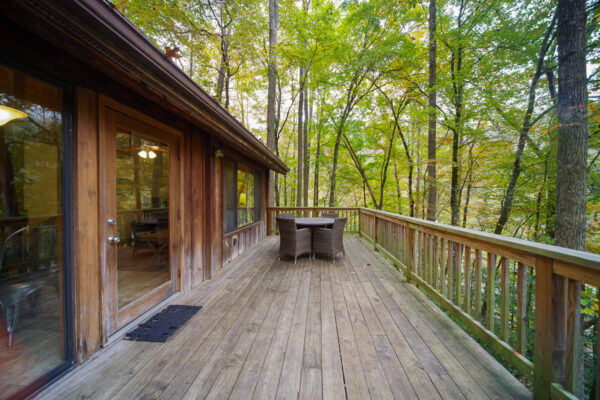 Ash Cabin exterior deck