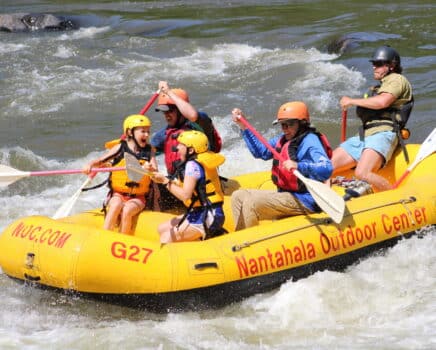 French Broad River rafting