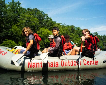 Chattahoochee kids river camp raft