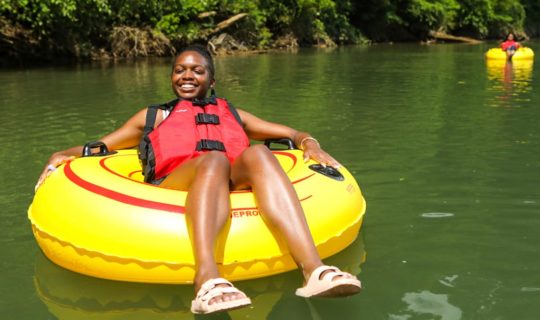 Guest riving tubing in Atlanta, GA