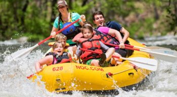 Family rafting trip on the Nantahala River Rafting: Fully-Guided in North Carolina trip