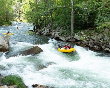 whitewater rafting on the River to Ridge: Rafting and Zip Line trip