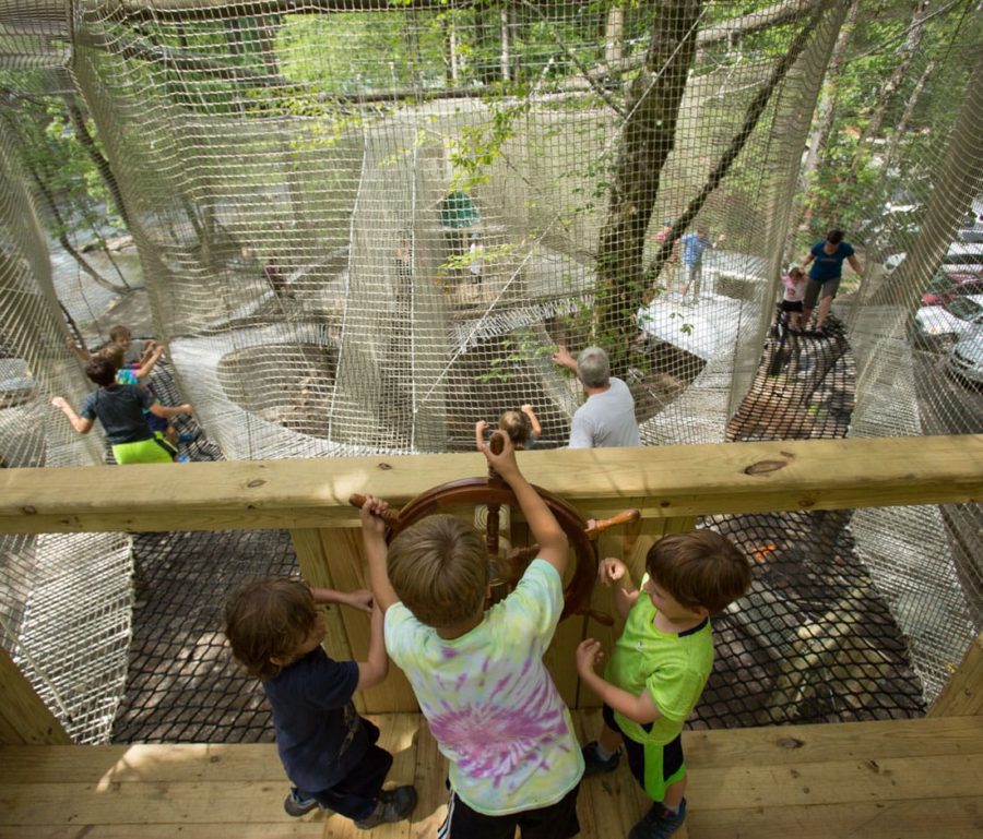 Treetop Adventure Nets Nantahala Outdoor Center
