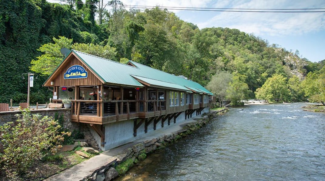 River's End Restaurant on the Nantahala River NOC