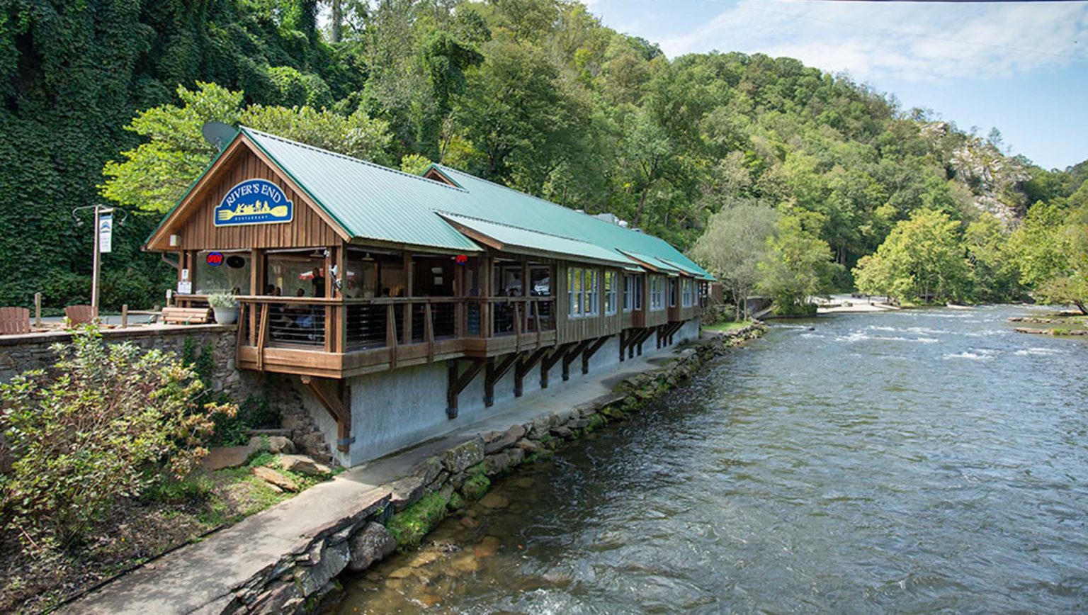 River's End Restaurant on the Nantahala River NOC