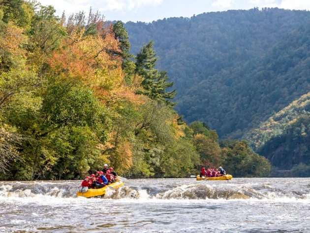 Whitewater rafting on the French Broad river - Rafting near me