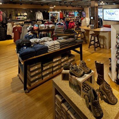 Interior of the NOC Asheville store