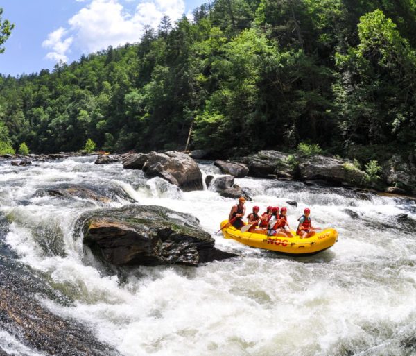 Whitewater rafting on the Chattooga River - Rafting near me