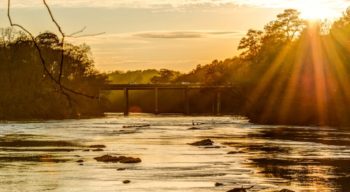 Sunset on the Chattahoochee River