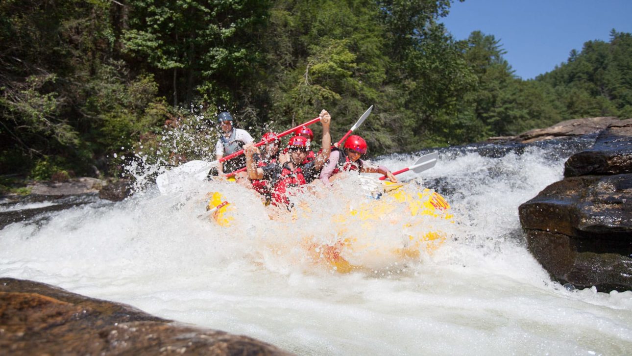 Rafting on the Chattooga River