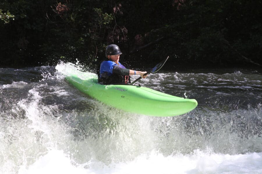 Kayaker on the Cheoah River