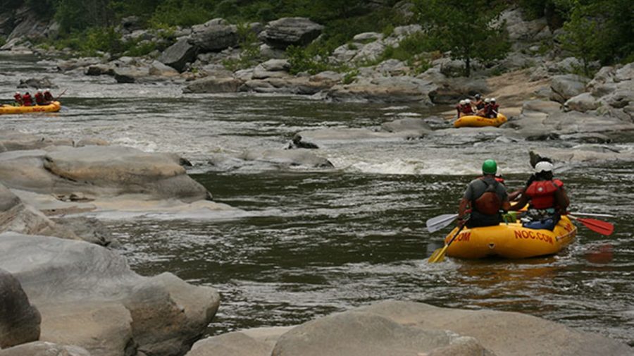 Rafters on the Ocoee River