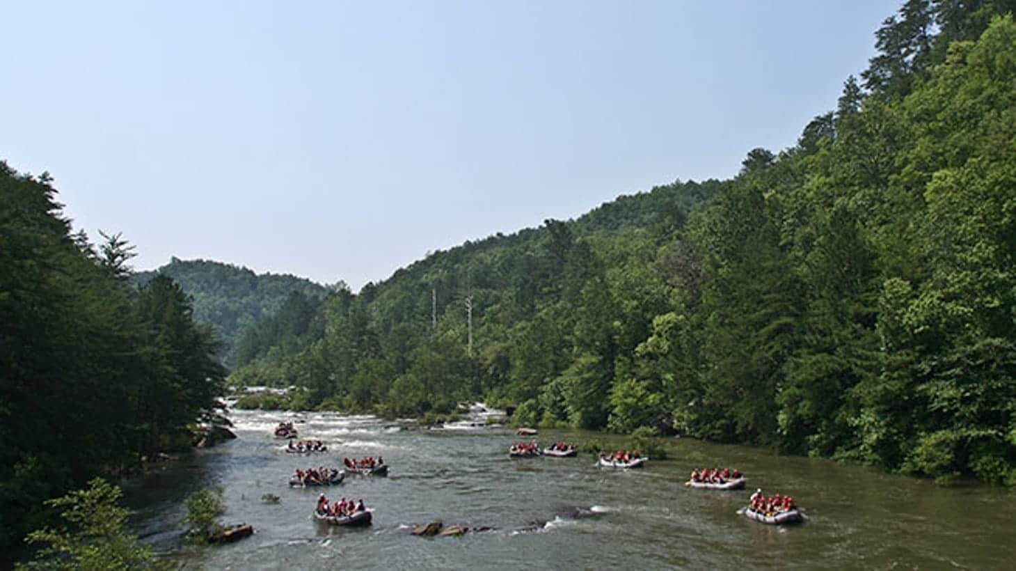 Rafters on the Ocoee River