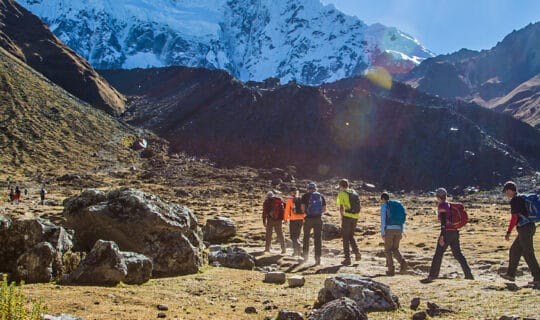 Hikers Trek in Peru