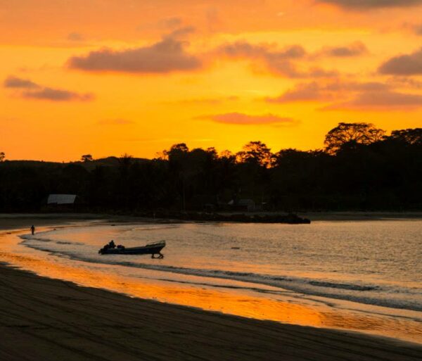 Beach Sunset in Ecuador