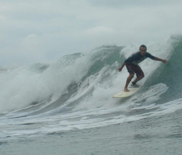 Surfing in Ecuador
