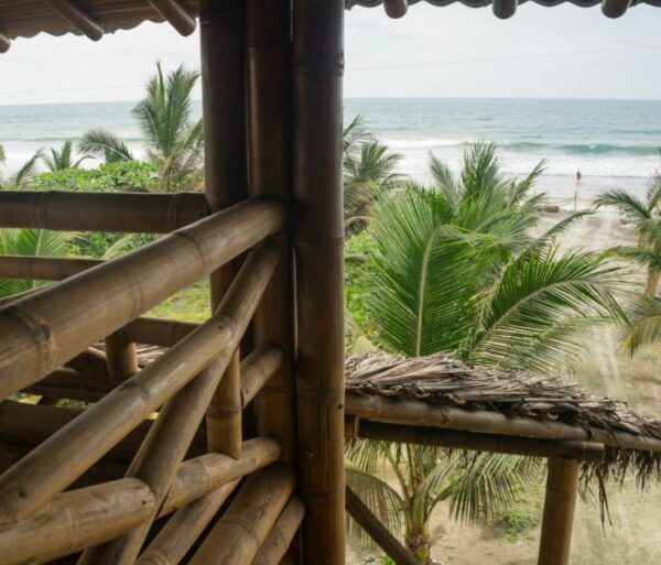 Beachfront lodging in Ecuador
