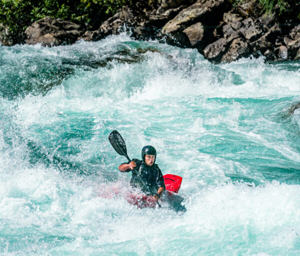 Splashy kayaking in Futaleufu