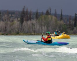 Chilko River kayaker