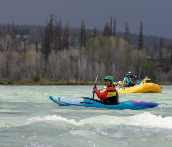 Chilko River kayaker