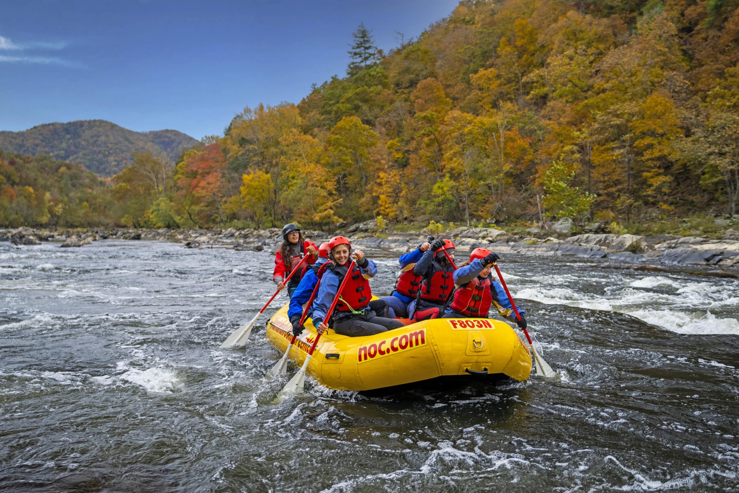 French Broad in the fall