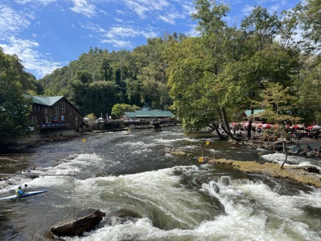 The Nantahala River During Guest Appreciation Festival at Nantahala Outdoor Center