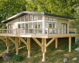 hemlock bungalow exterior.