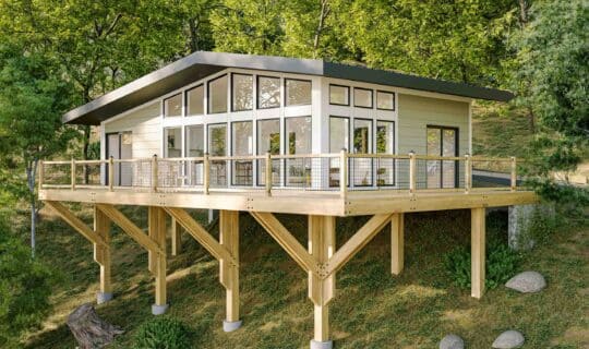 hemlock bungalow exterior.