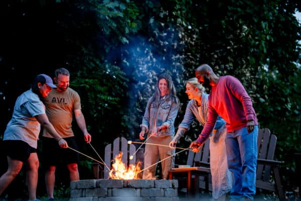 Hemlocks fire pit
