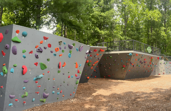 Rock Climbing Wall at Tallulah Adventures