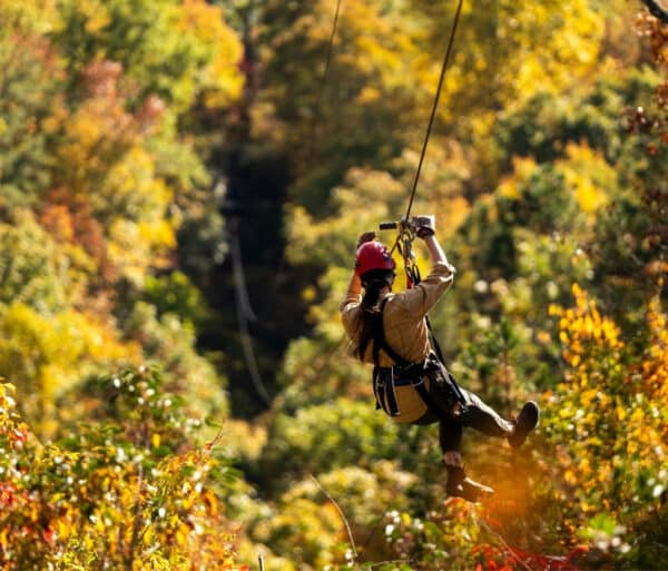 Mountaintop Zip Line Lite - Nantahala Outdoor Center