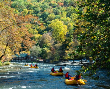 Nantahala Outdoor Center in the Fall