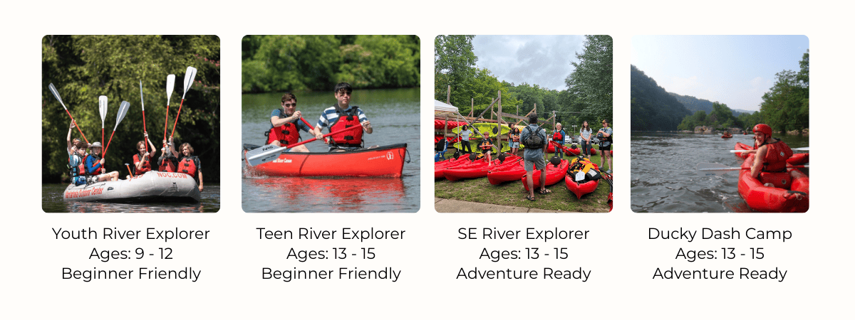 List of all 2026 NOC Atlanta Camp Offerings