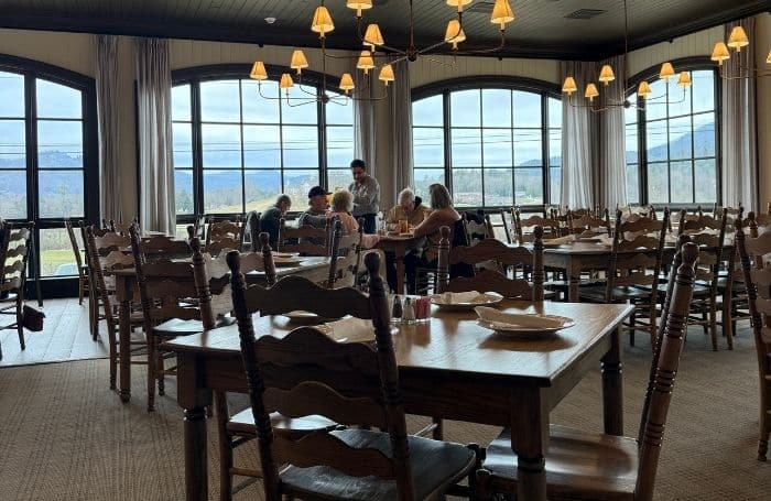 The dining room at The Dillard House