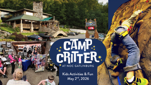 Kids enjoying a Children's Event at NOC Gatlinburg in May