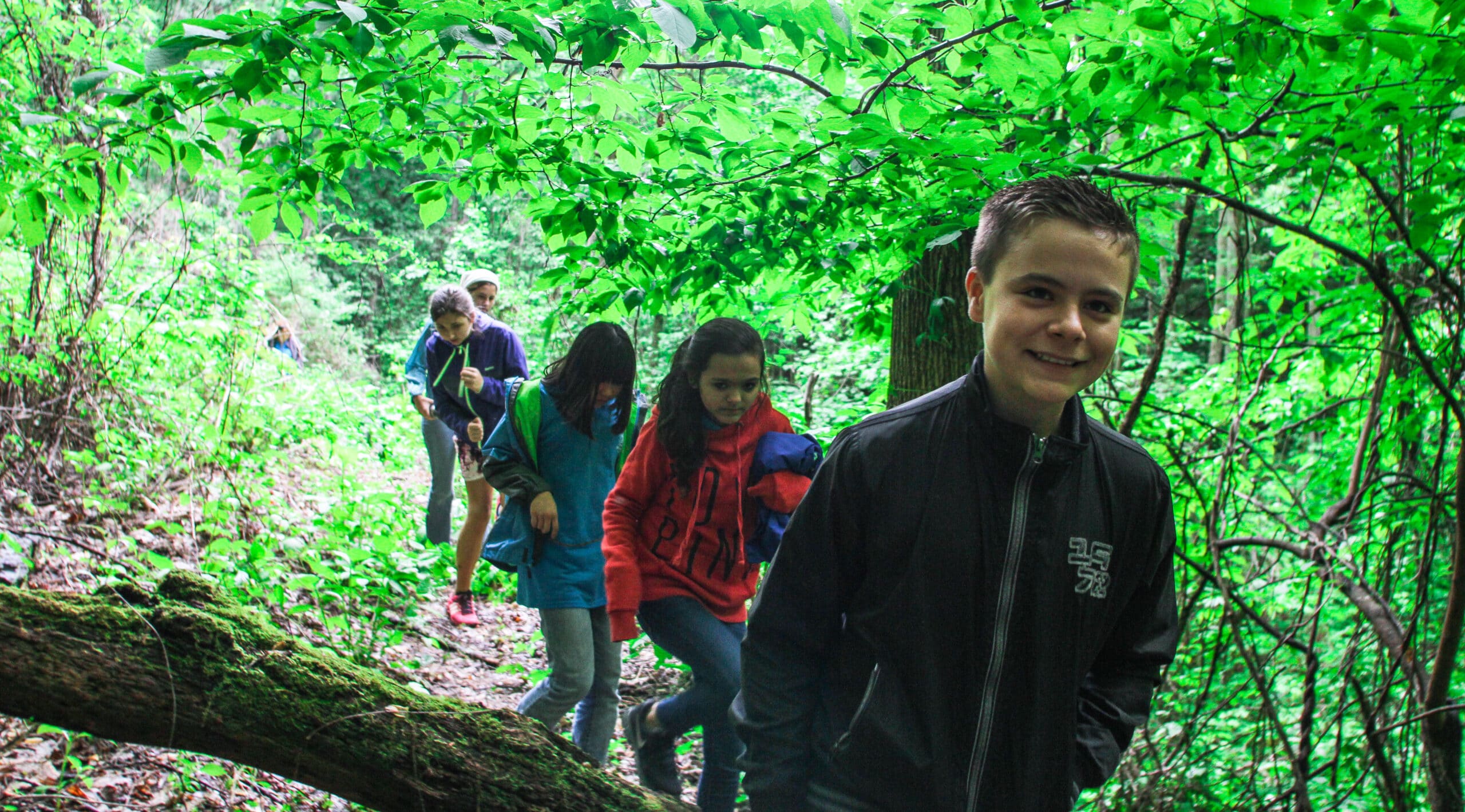 School Group on Guided Hike