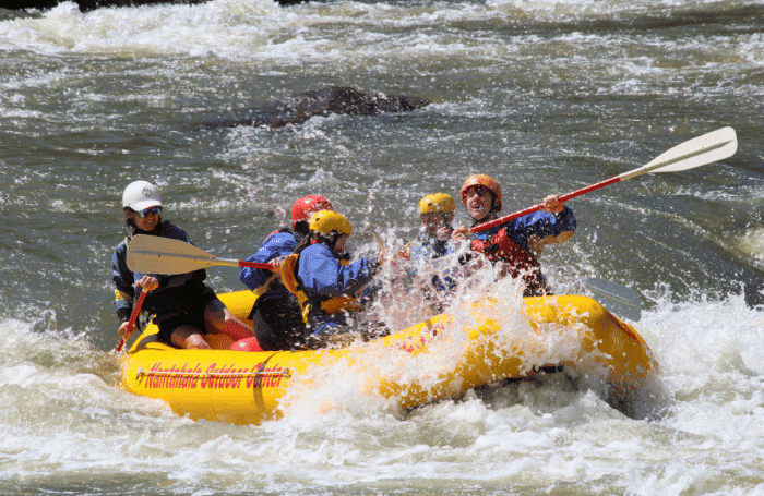 Spring White Water rafting trip on the French Broad River