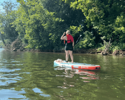 tennessee river paddleboarding