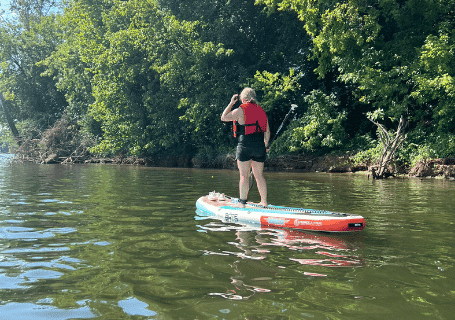 tennessee river paddleboarding