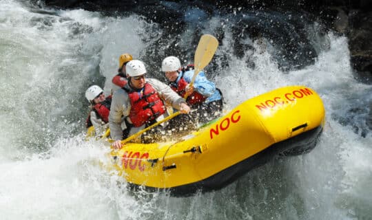 Rafters on the Chattooga River.