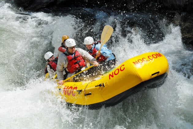 Rafters on the Chattooga River.