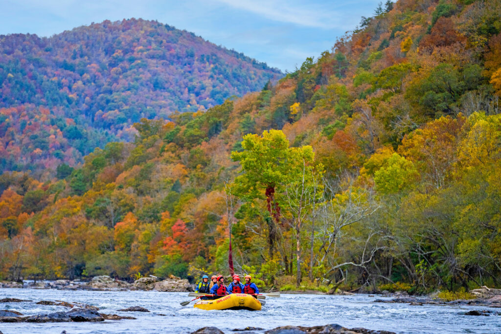 French Broad River in the Fall