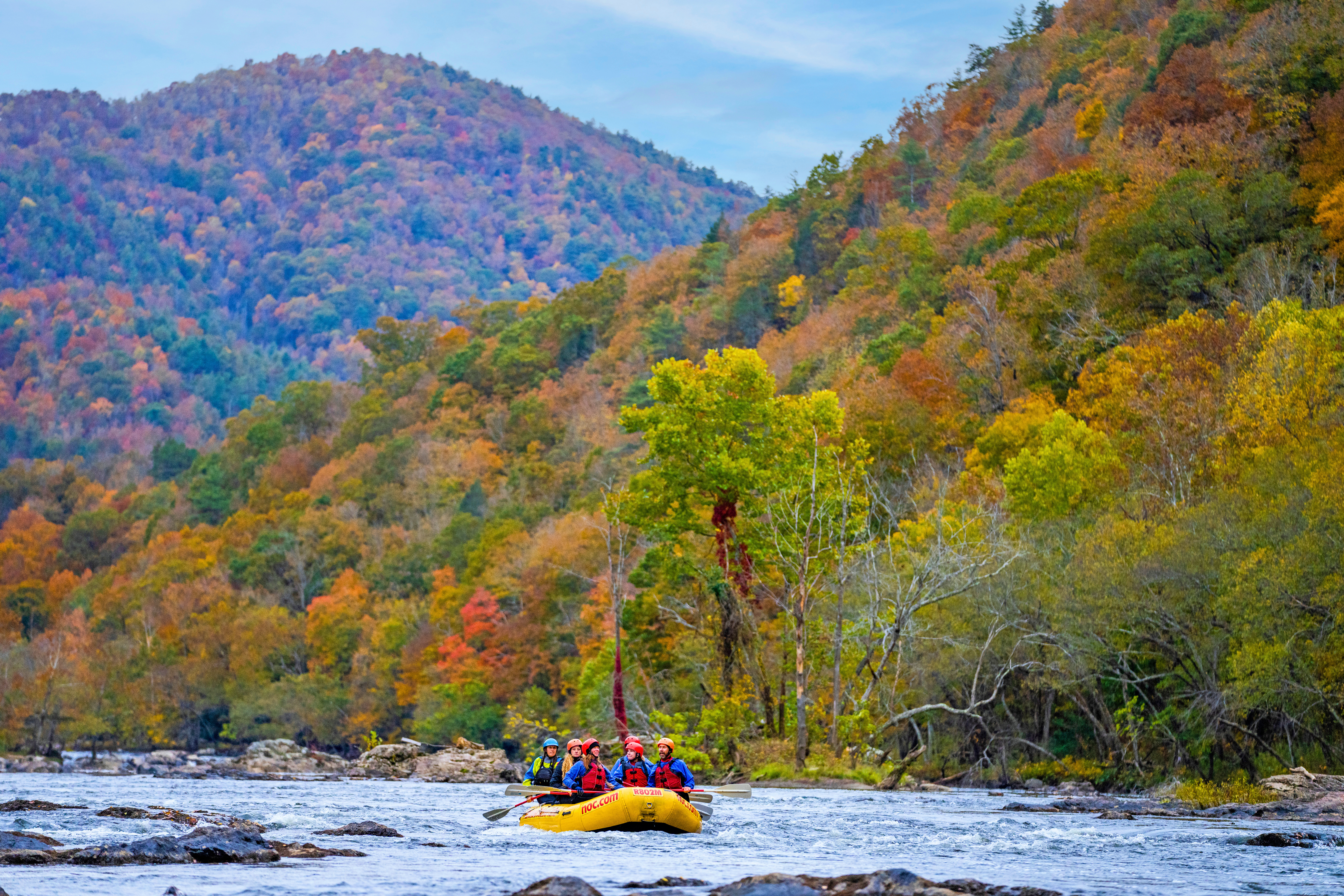 French Broad River in the Fall
