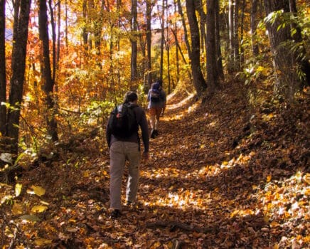 Fall hiking