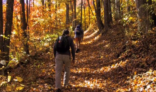 Fall hiking