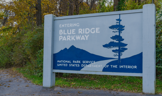 Blue Ridge Parkway Sign